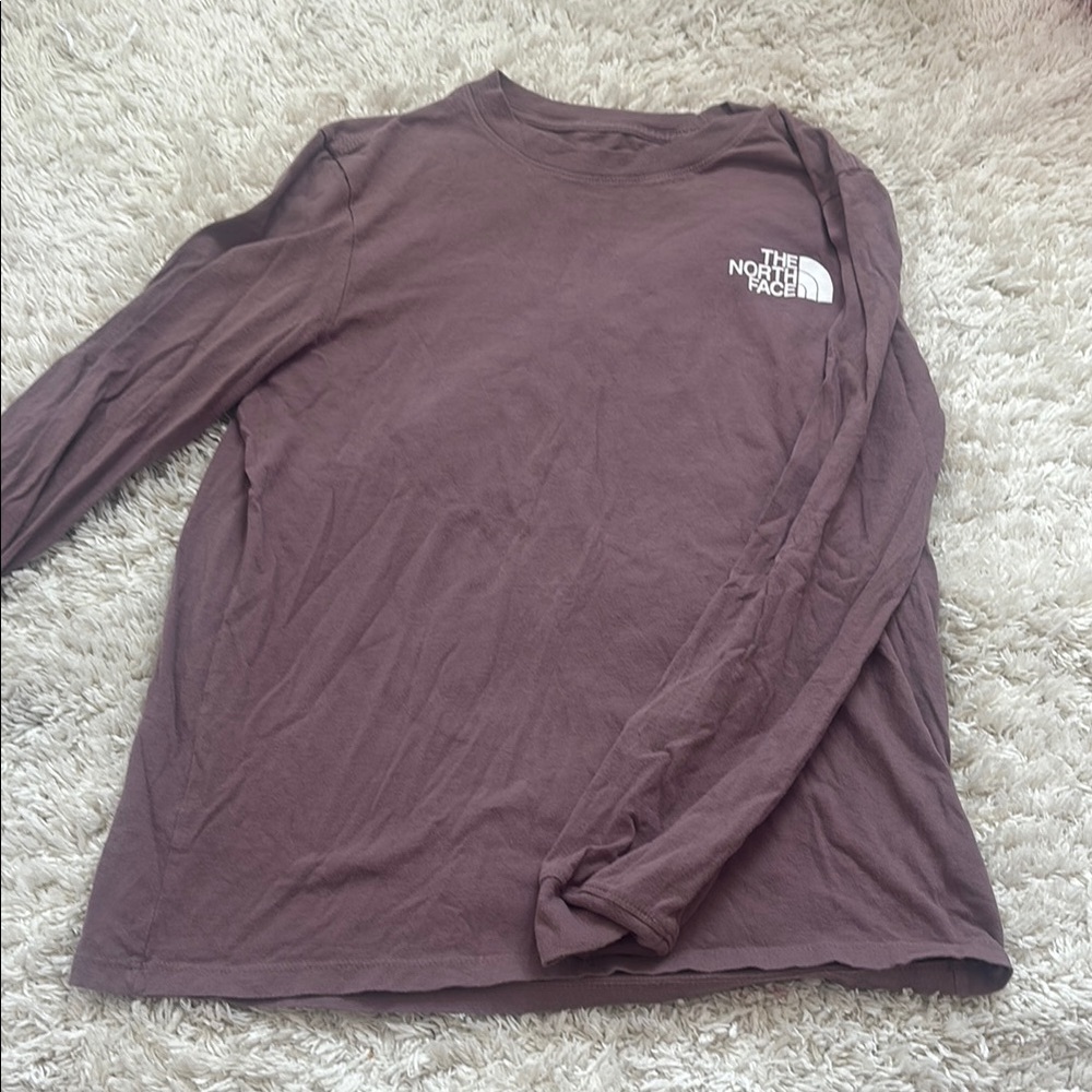 The North Face Long Sleeve Shirt in Dark Brown